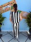 Vertical Stripe Flowy Set