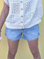 Vintage Wash HR Riley Boyfriend Shorts 3"