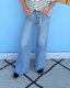 HR Waist Tie Palazzo Jean