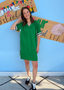 Striped Side Detail Dress