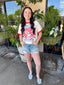 American Women Cropped Tee