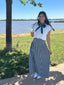 Loose Fit Bubble Hem Top