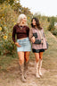 Asymmetrical Fold Over Long Sleeve Sweater