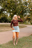 Asymmetrical Fold Over Long Sleeve Sweater