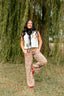 Western Detail Stitch Edge Sweater Vest