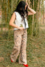 Wide Leg Leopard Pant