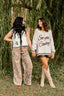 Wide Leg Leopard Pant