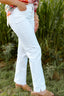 TC High Rise Ankle Straight Jeans