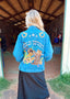 Wild West Embroidered Chambray Jacket