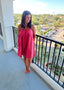 Candy Stripe Babydoll Dress