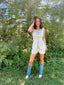 Pinstripe Longline Denim Set