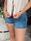 Stretch Cut Off Fray Short