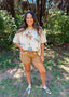 Pocket Detail Denim Shorts