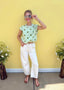 Polka Dot Drop Sleeve Balloon Top