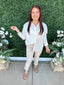Relaxed button Down Long Sleeve Shirt
