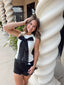 Bow Trim Sweater Tank