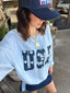 USA Embroidered Sweatshirt