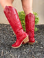 Crimson Dixie Cowgirl Boot