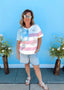 American Flag Embroidered Top