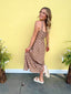 Structured Stitch Detail Polka Dot Dress