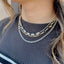 Mixed Media Edgy Glam Necklace