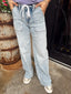 HR Drawstring Wide Jean