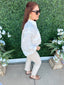 Relaxed button Down Long Sleeve Shirt