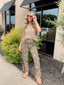 Camo Print Stretch Pant