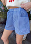 Mixed Gingham Shorts