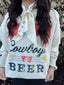 Cowboys & Beer Crewneck
