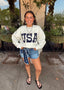 USA Oversized Sweatshirt