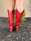 Crimson Dixie Cowgirl Boot
